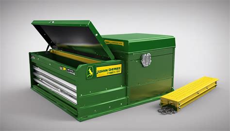 tool box for a mini excavator|john deere triangle tool box.